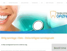 Tablet Screenshot of gronlandtannlegevakt.no